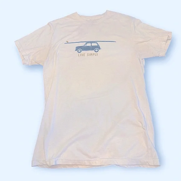Patagonia LIVE SIMPLY Ladies T Shirt - Surfboard Size M - Picture 2 of 4